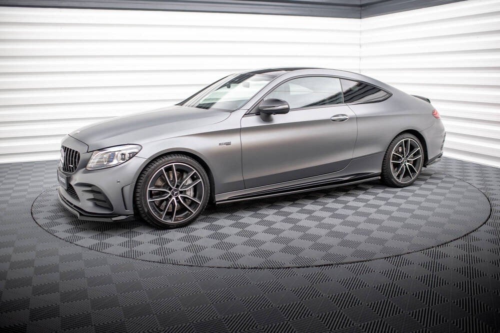 Voorlip splitter frontlip C-Klasse C43 AMG Coupe C205 18-21, Ophalen of Verzenden
