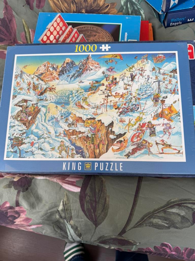 1000stukjes king puzzel, Ophalen of Verzenden, 500 t/m 1500 stukjes, Zo goed als nieuw