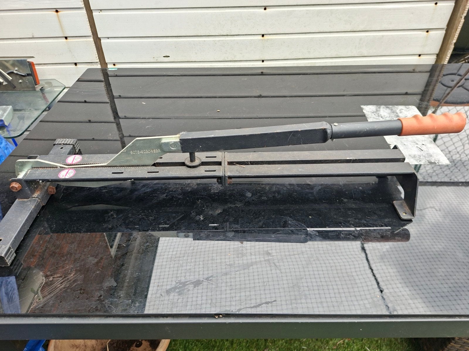 Laminaat plint knipper met sterke hefboom, Ophalen of Verzenden, Gebruikt