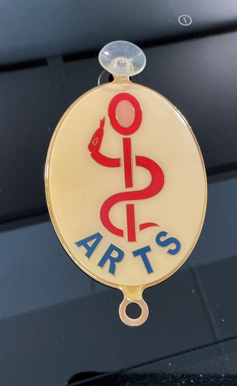 Oud arts embleem geemailleerd zeldzaam, Ophalen of Verzenden