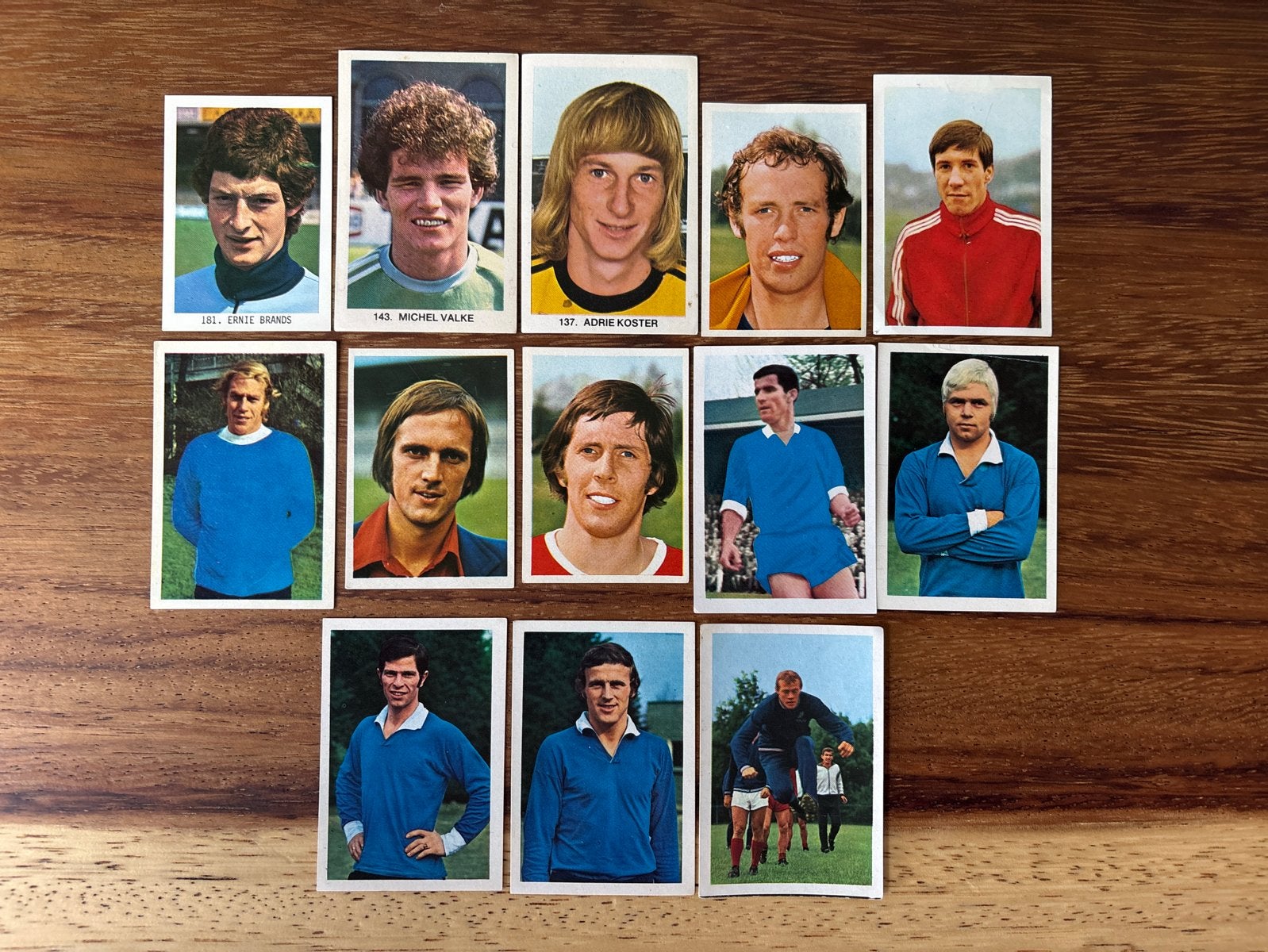 Voetbalplaatjes PSV en andere clubs Diversen- Jaren '70, Ophalen of Verzenden, Gebruikt, Stickers en Plaatjes