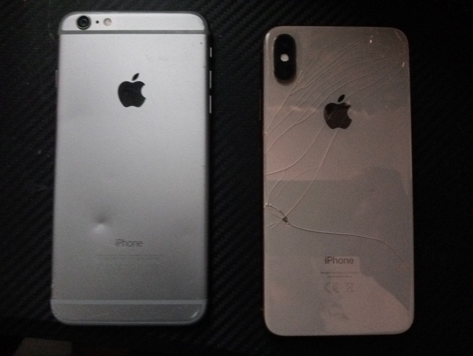 2 iPhones: 1x te resetten, 1x moederbord defect, Overige modellen, Zwart, Ophalen of Verzenden, 64 GB