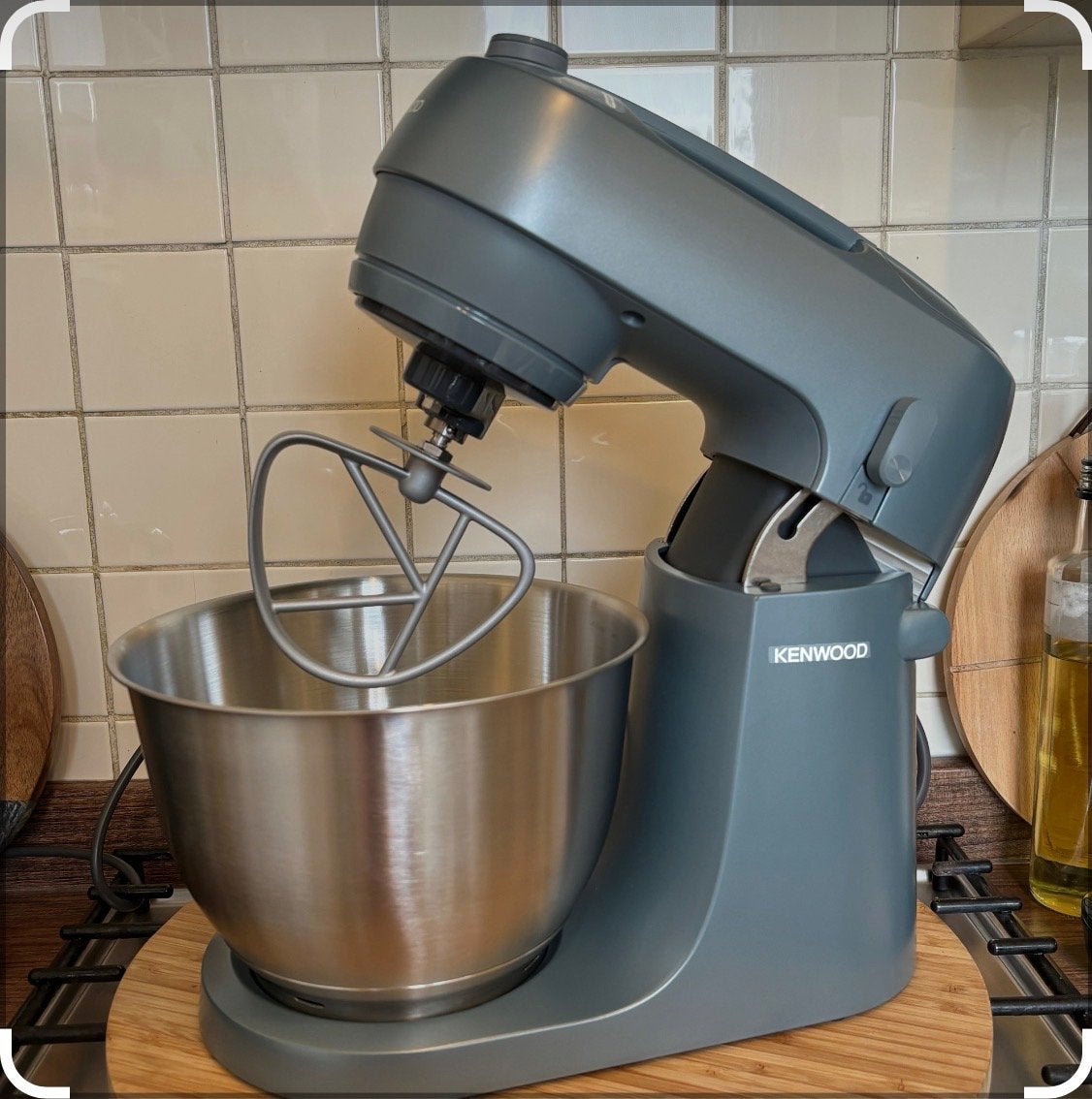 Kenwood kMix Keukenmachine - 1000W, 5L RVS kom, 4 liter of meer, 3 snelheden of meer, Ophalen of Verzenden, Zo goed als nieuw