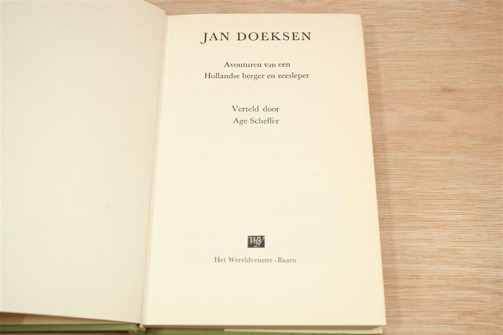 Jan Doeksen — Hollandse Berger & Zeesleper [1965], Ophalen of Verzenden, Gelezen, Europa