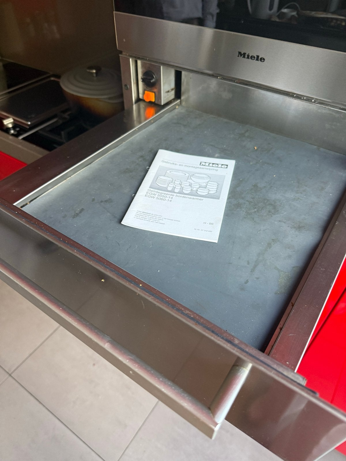 Miele Geïntegreerde Bordenwarmer EGW 5050-14 / EGW 5060-14, Ophalen, Zo goed als nieuw