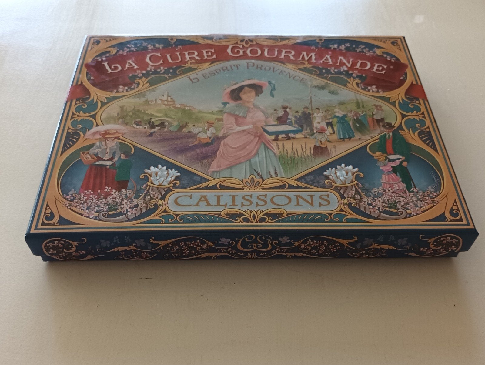 Vintage La Cure Gourmande Calissons doos, Ophalen of Verzenden