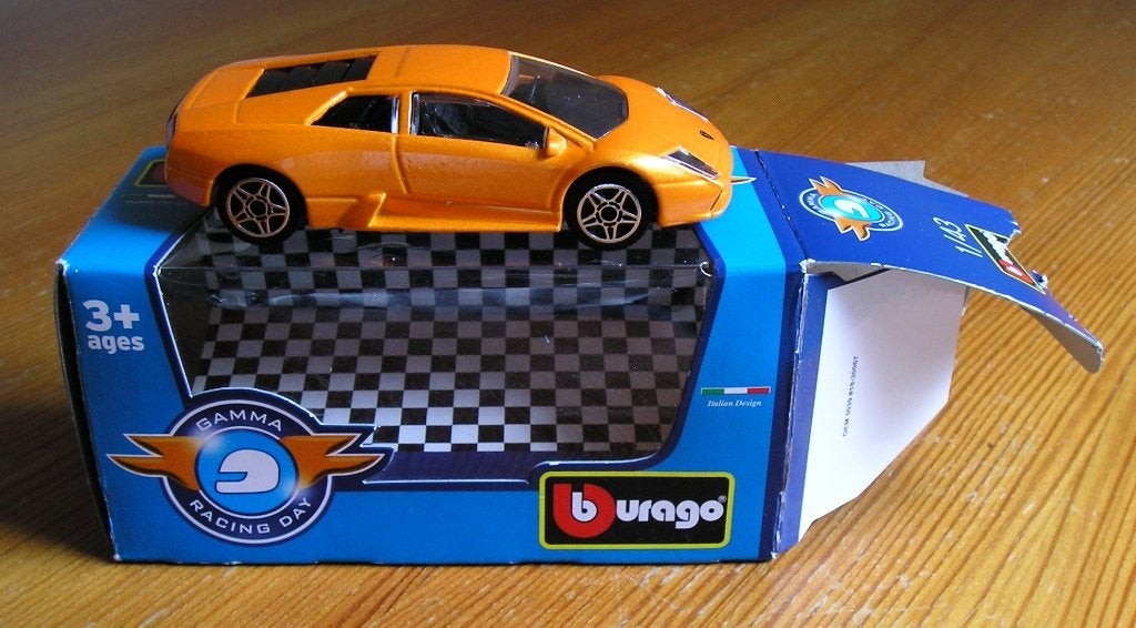 Lamborghini, Burago, Gamma Racing Day. Limited edition., Ophalen of Verzenden, Zo goed als nieuw, Auto's