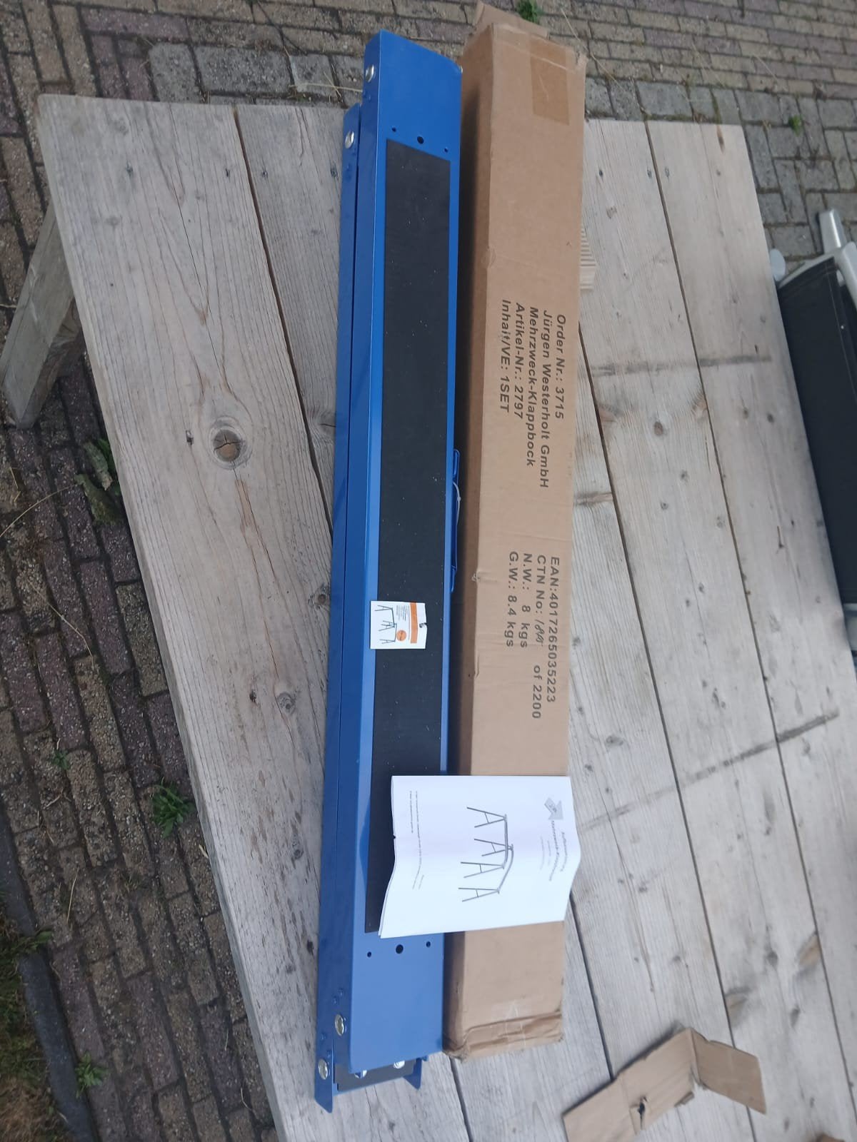 Opklapbare Schragen - Heavy-Duty - Set Van 2, Ophalen, Inklapbaar