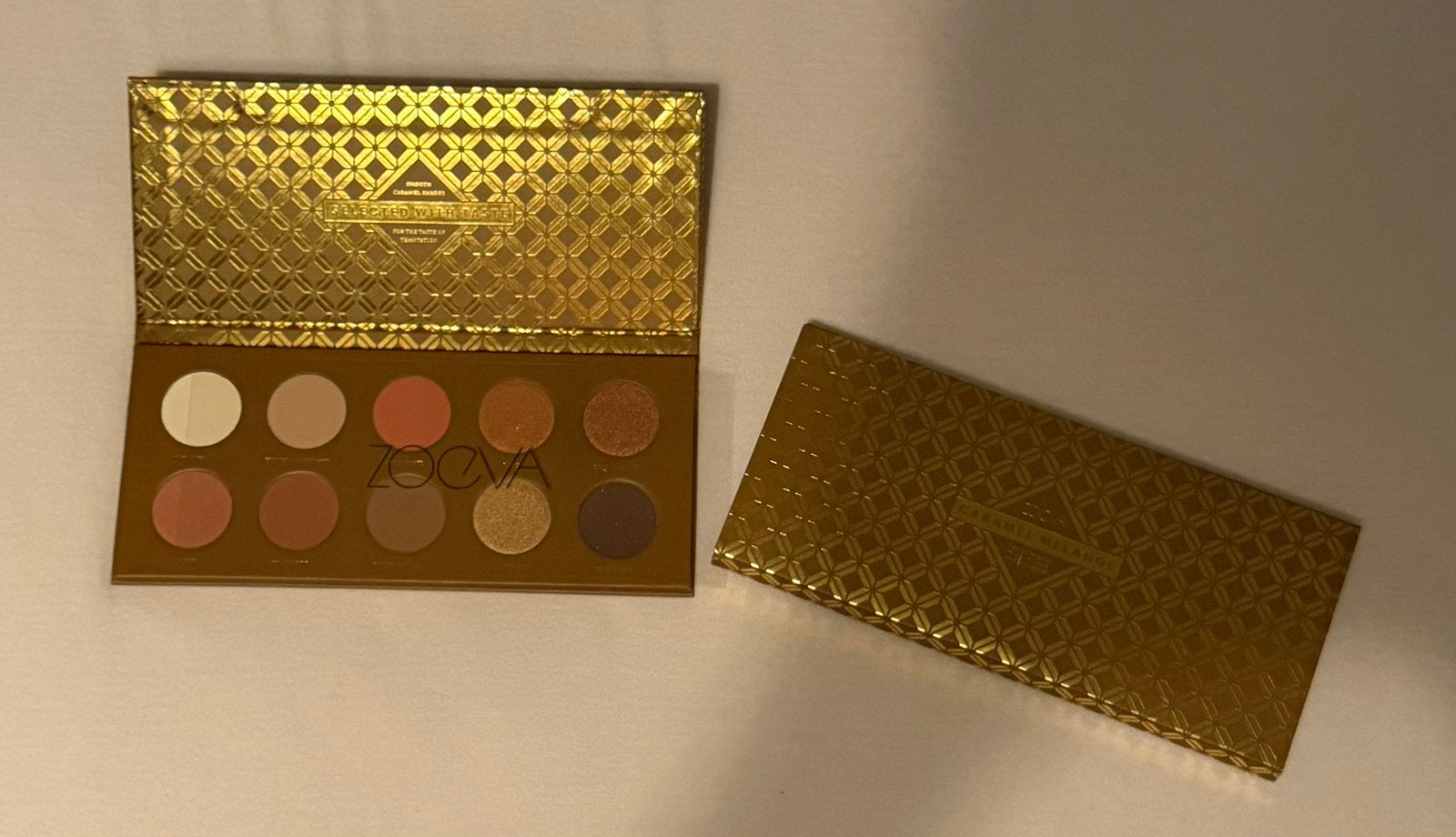 Zoeva caramel melange oogschaduw palette, Verzenden, Nieuw, Overige kleuren, Ogen
