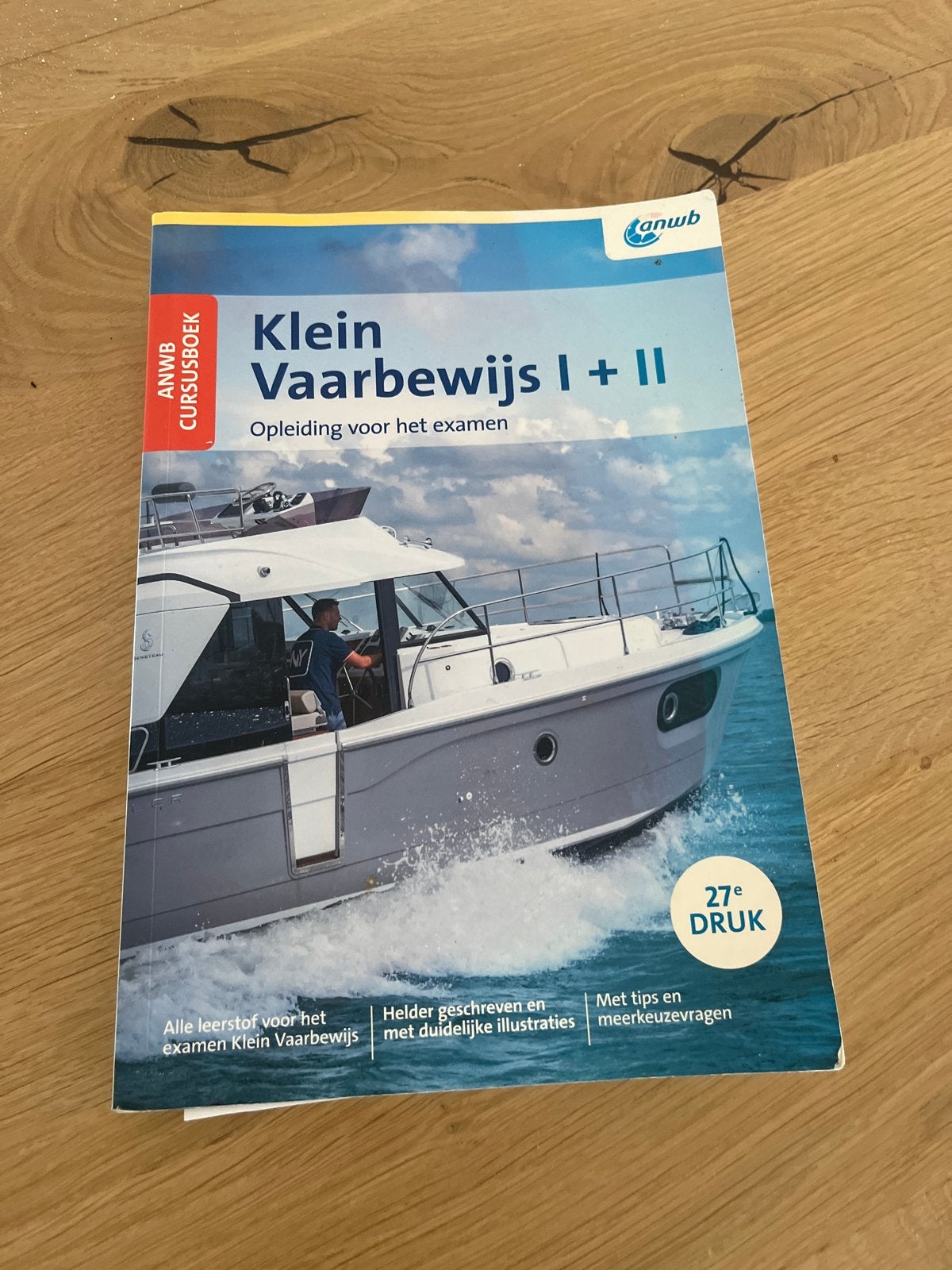 Klein Vaarbewijs 1 en 2 Cursusboek - Druk 2021, Boeken, Ophalen of Verzenden, Zo goed als nieuw, Overige niveaus
