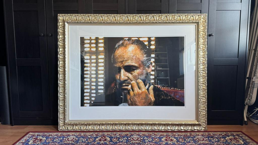 Donkersloot ‘The godfather’ 111x141 cm, Ophalen, Overige materialen, Zo goed als nieuw, 100 tot 125 cm