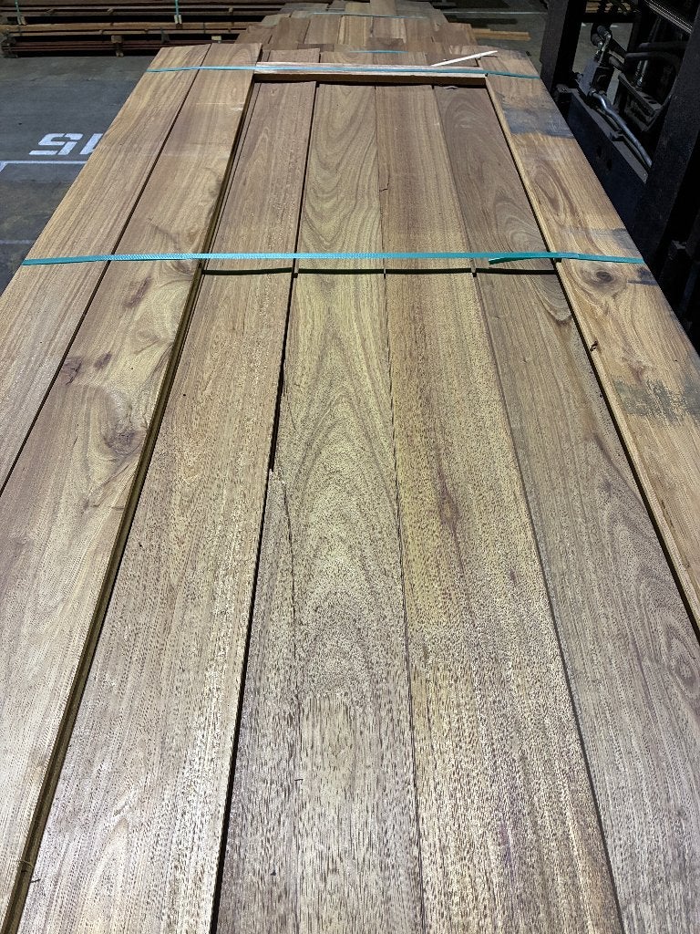 Vlonderplanken-planken-Schutting-Hardhout-Basralocus-21x132m, Ophalen, Nieuw, Hout