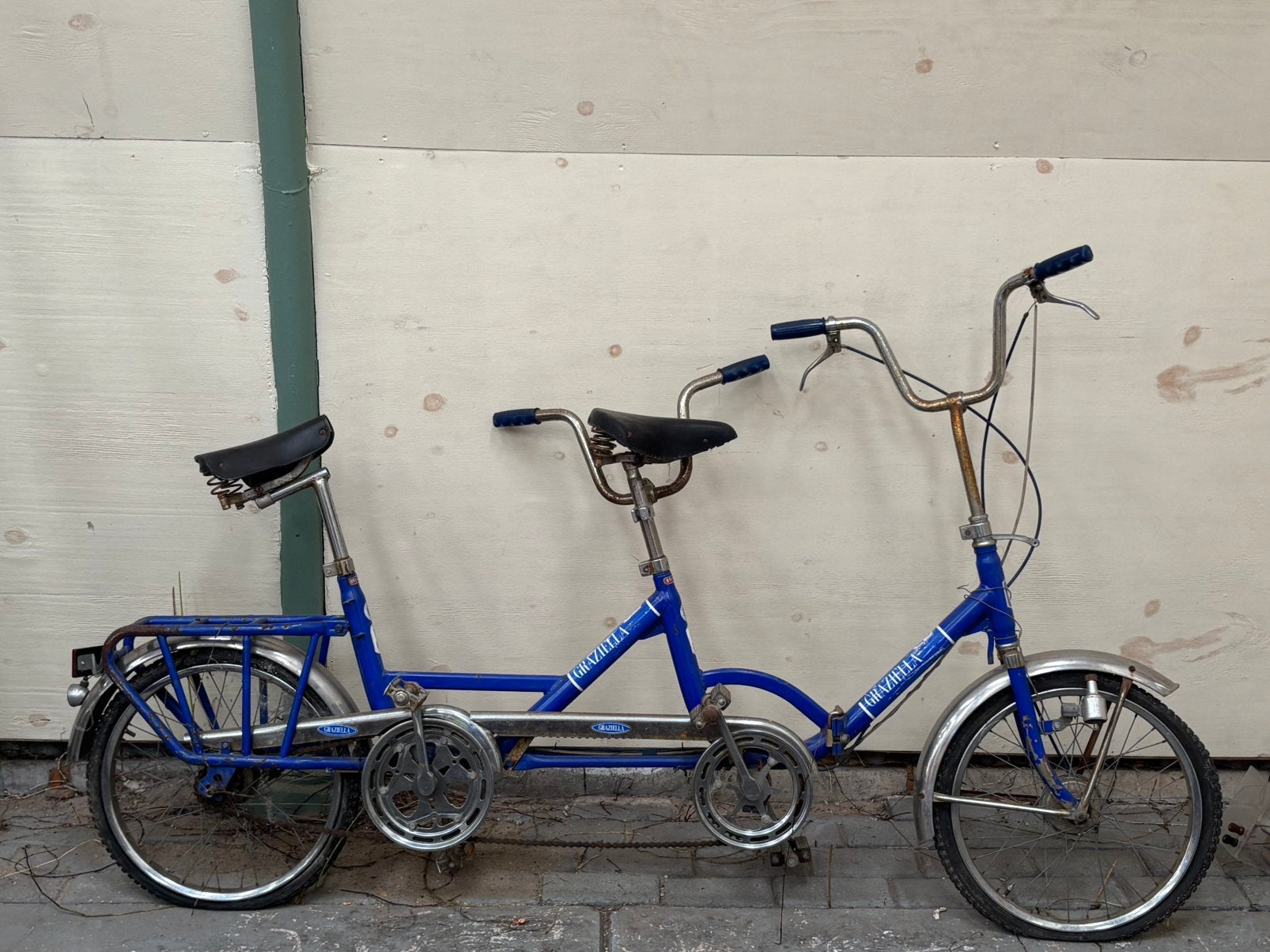 Graziella opvouwbare tandem, Ophalen, Minder dan 10 versnellingen, Gebruikt, Minder dan 49 cm