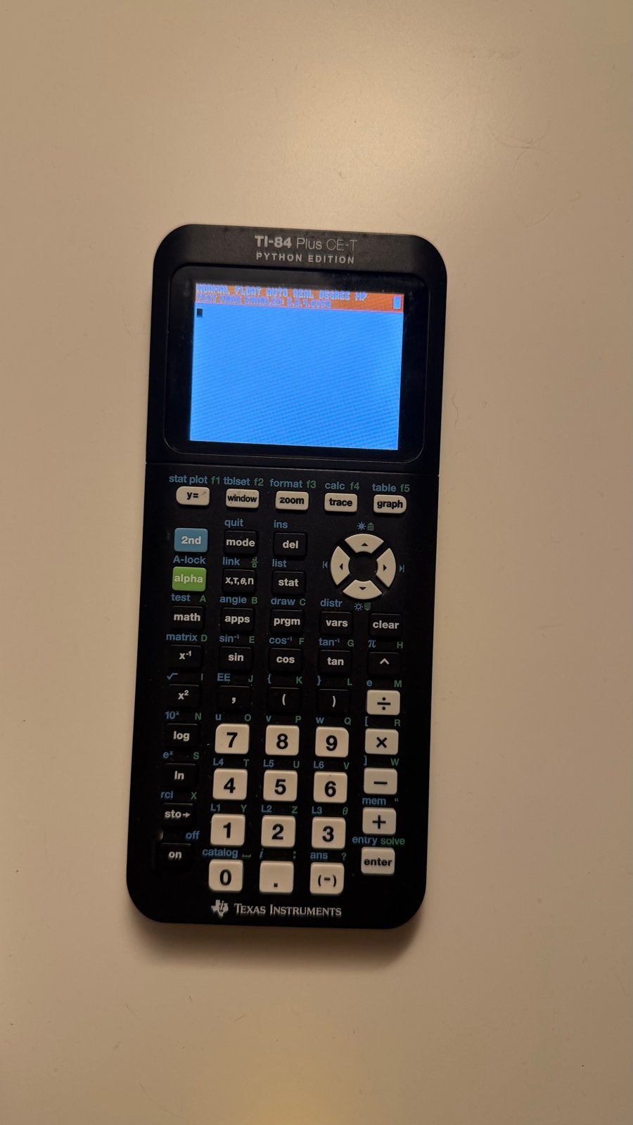 TI-84 Plus CE-T Python Edition grafische rekenmachine, Ophalen of Verzenden, Grafische rekenmachine, Zo goed als nieuw