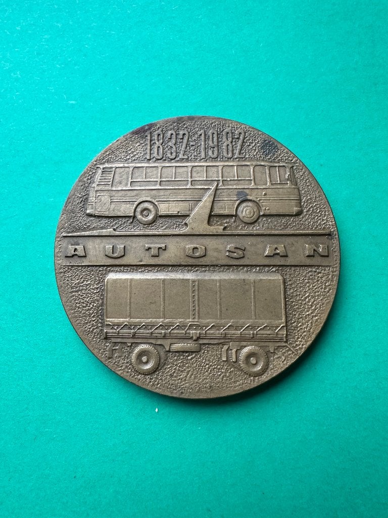 Mooie Autosan 1832-1982 badge., Ophalen of Verzenden, Gebruikt, Gebruiksvoorwerp