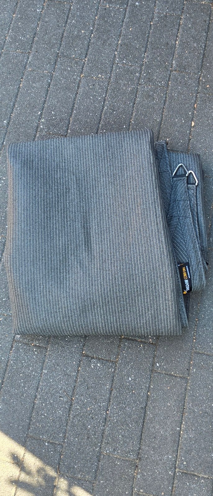 Shadow Comfort schaduwdoek vierkant 4x4m Deep Grey, Ophalen of Verzenden, Zo goed als nieuw