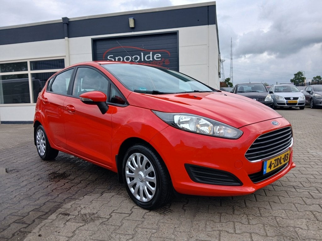 Ford Fiesta 1.0 5-Deurs/Ford dealer onderhouden/Apk 10-'27, 65 pk, Stof, Zwart, 525 kg