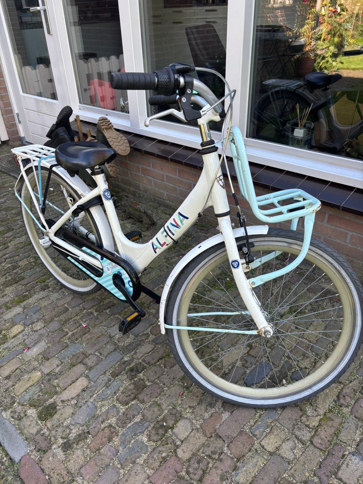 24 inch Alpina meisjesfiets kinderfiets met versnelling, Zo goed als nieuw, Minder dan 47 cm, 1 zitje, Ophalen