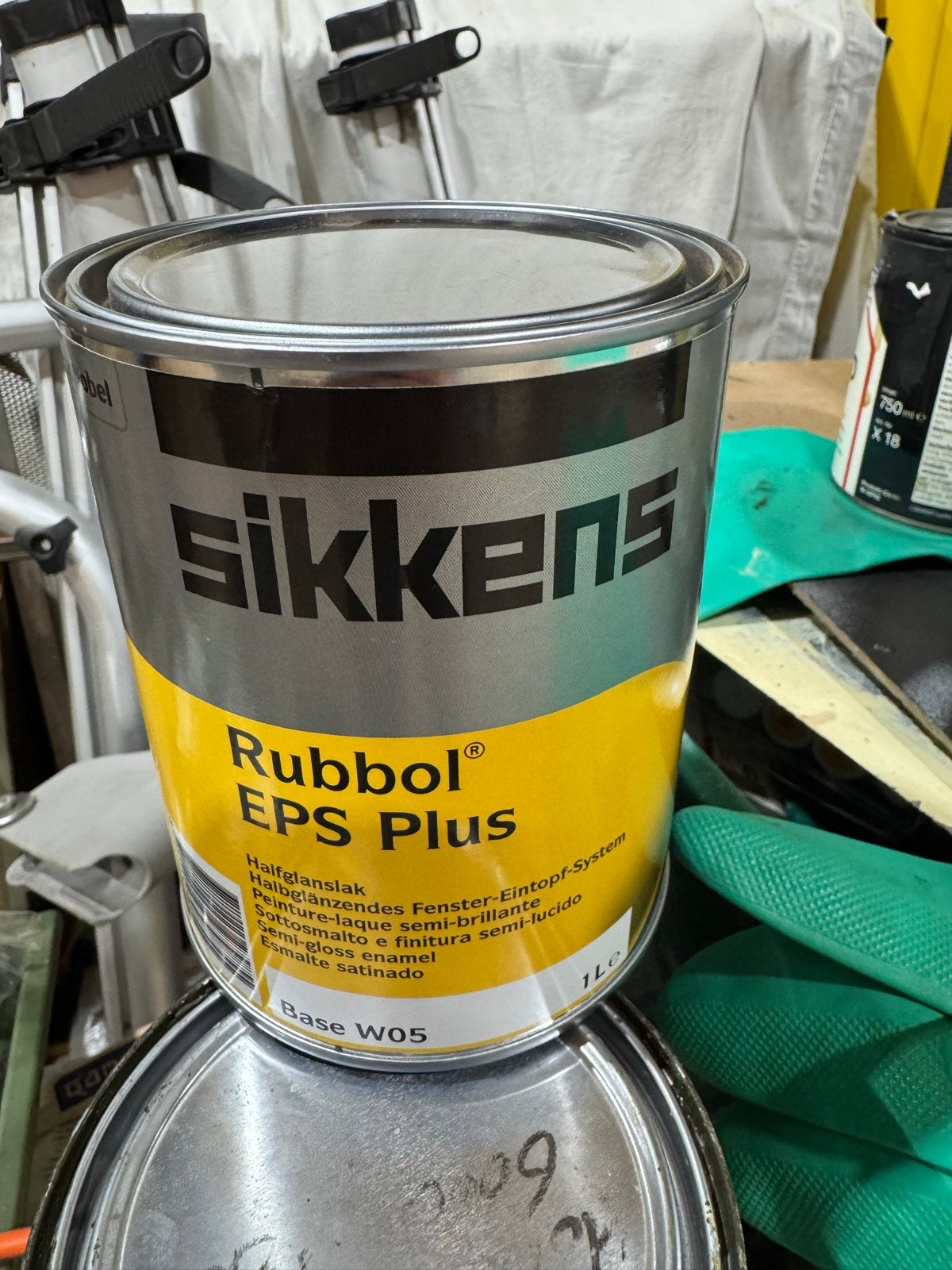 SIKKENS Rubbol EPS Plus Verf - Zandsteen Geel F2.15.75, Doe-het-zelf en Verbouw, Verf, Beits en Lak, Geel, Nieuw, Ophalen of Verzenden