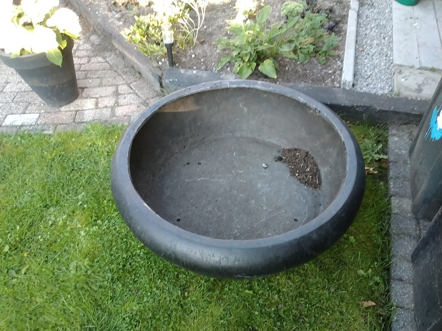 bloembak, Ophalen, Gebruikt