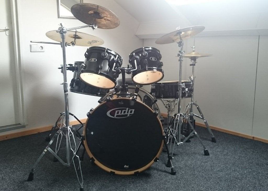 PDP BX Pacific by DW drumstel compleet + bekkens, Ophalen, Gebruikt, Overige merken
