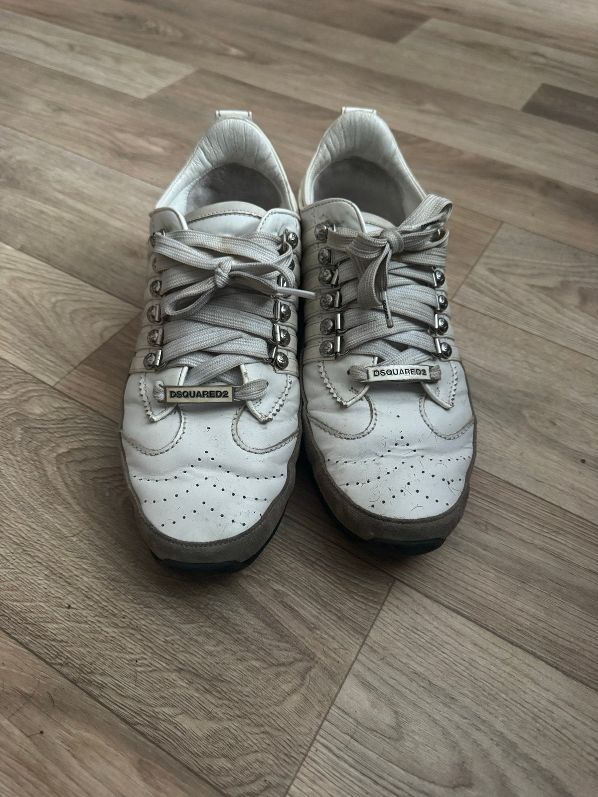 Witte Dsquared2 sneakers - Maat 41, Ophalen, Wit, Sneakers of Gympen, Gedragen