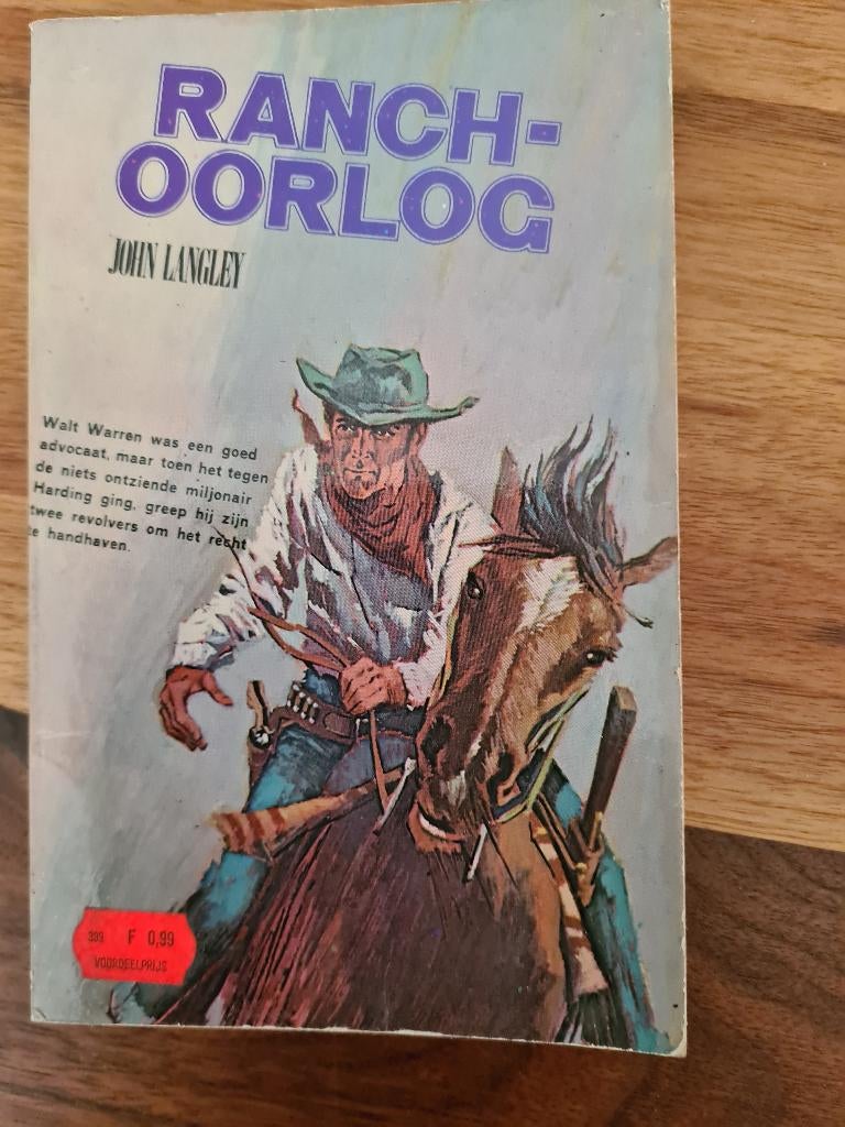 Ranch oorlog., Ophalen of Verzenden, Gelezen, John langley, Fictie