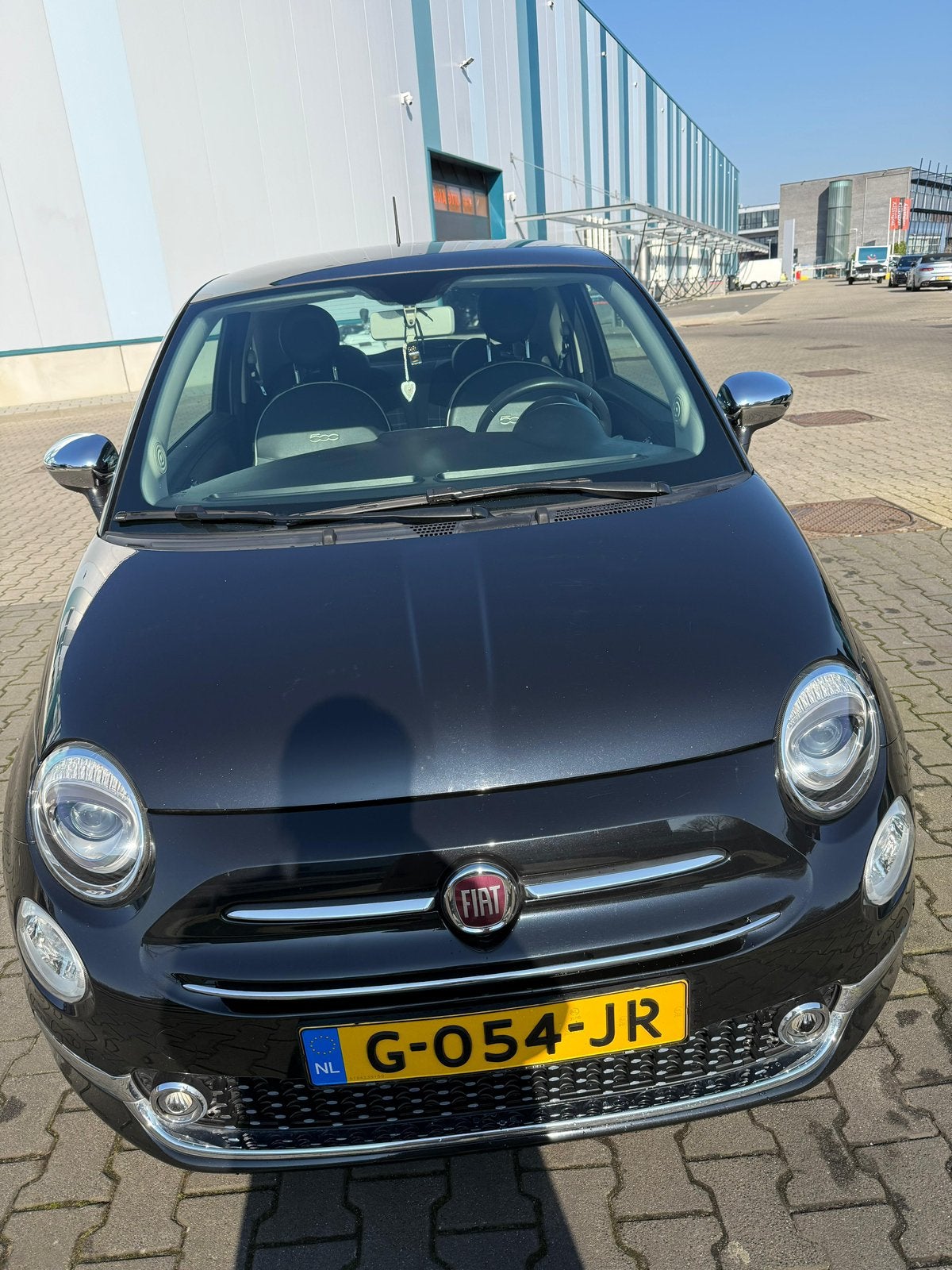 Fiat 500 1.2 2018, Auto's, Fiat, Particulier, Benzine, Hatchback, Handgeschakeld, Geïmporteerd, Zwart, Voorwielaandrijving, Ophalen