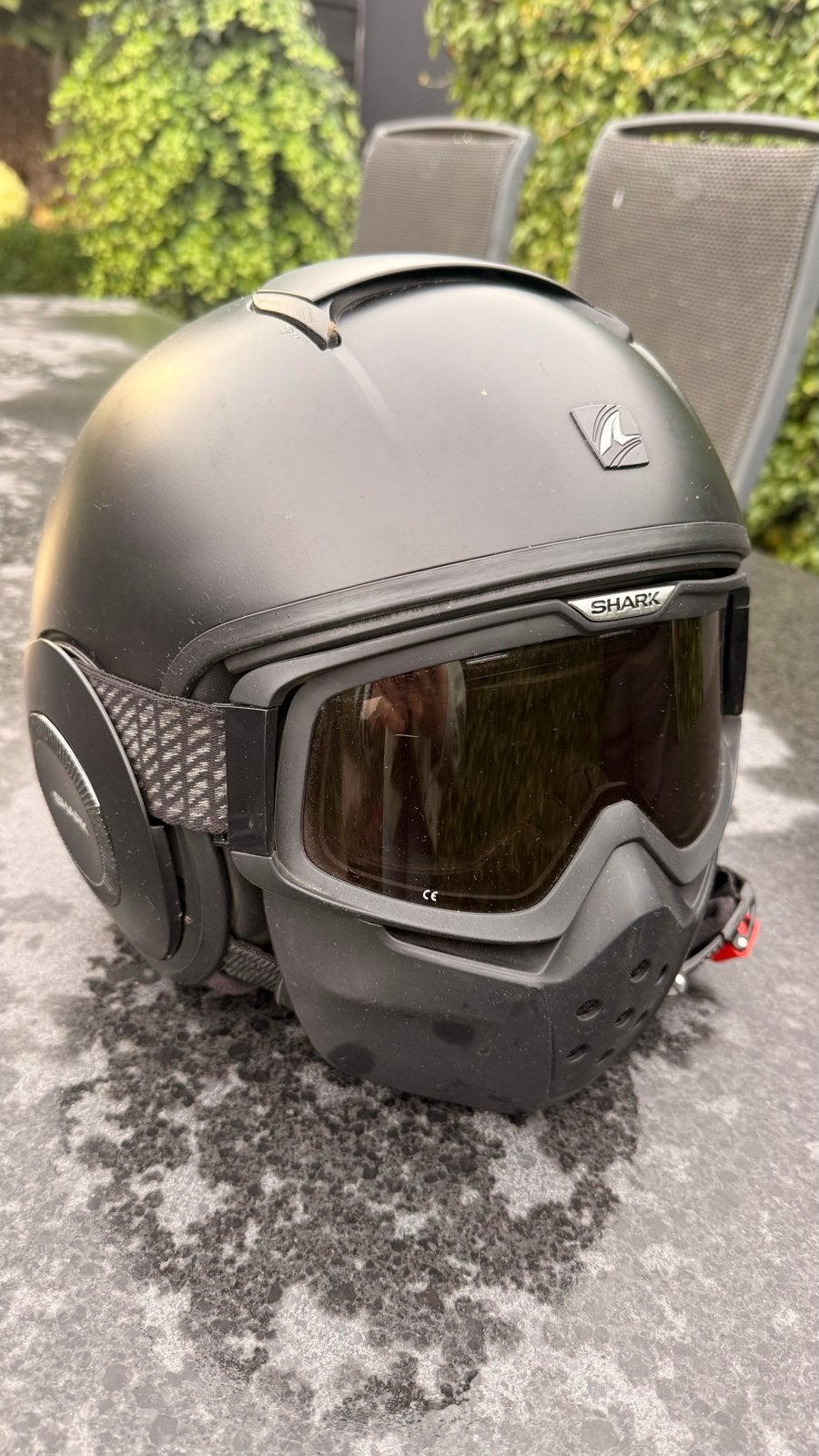 SHARK Motorhelm Maat L - Gebruikt, Heren, Shark, Ophalen of Verzenden, Integraalhelm
