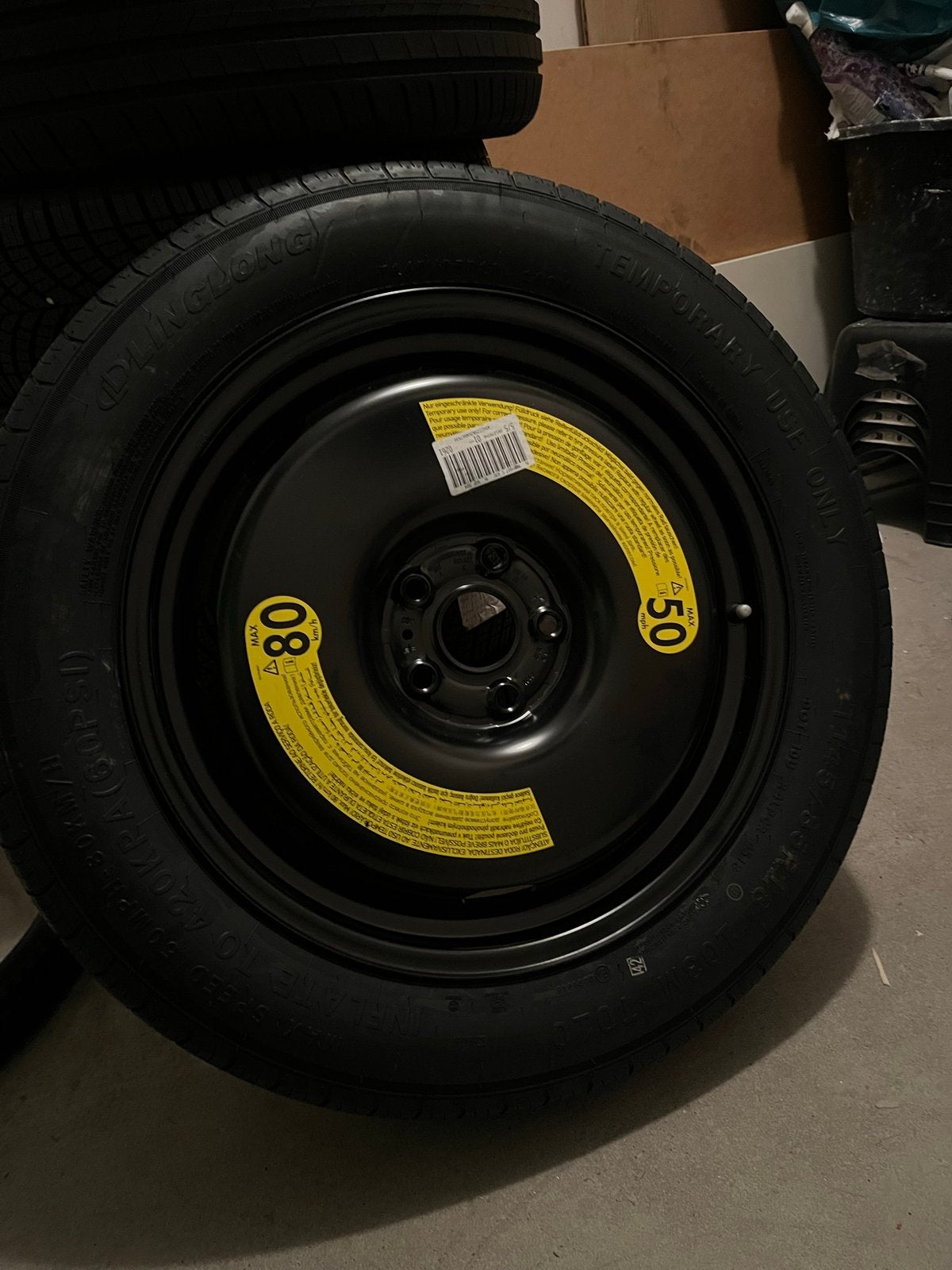 VW Tiguan 5NA 18 INCH Thuiskomer, Auto-onderdelen, 18 inch, Overige, 145 mm, Banden en Velgen