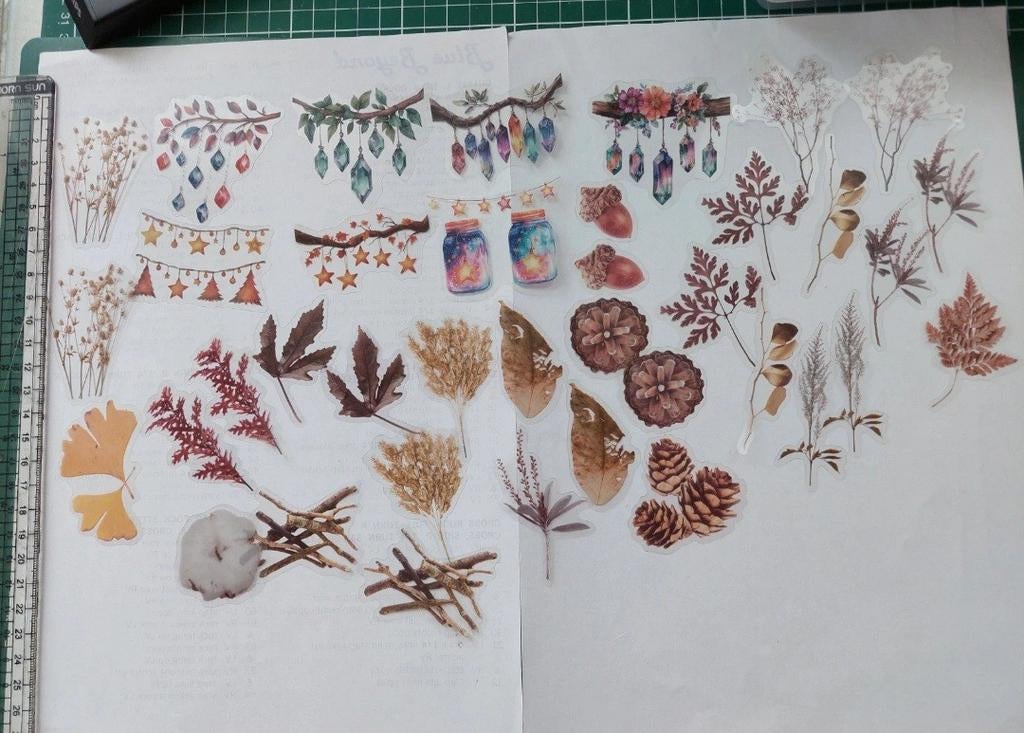 Setje stickers, Ophalen, Nieuw, Versiering of Embellishment