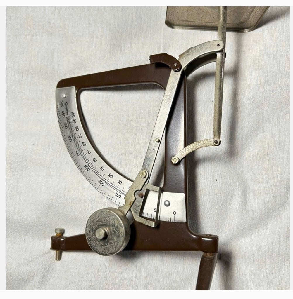 Vintage brievenweger, hoogte 20 cm, Ophalen of Verzenden