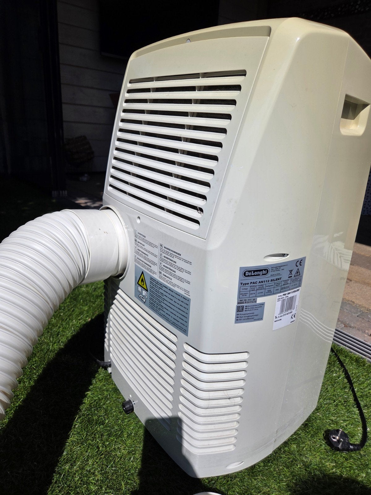 DeLonghi PAC AN112 Silent Mobiele Airco, Gebruikt, Timer, 3 snelheden of meer, Ophalen of Verzenden