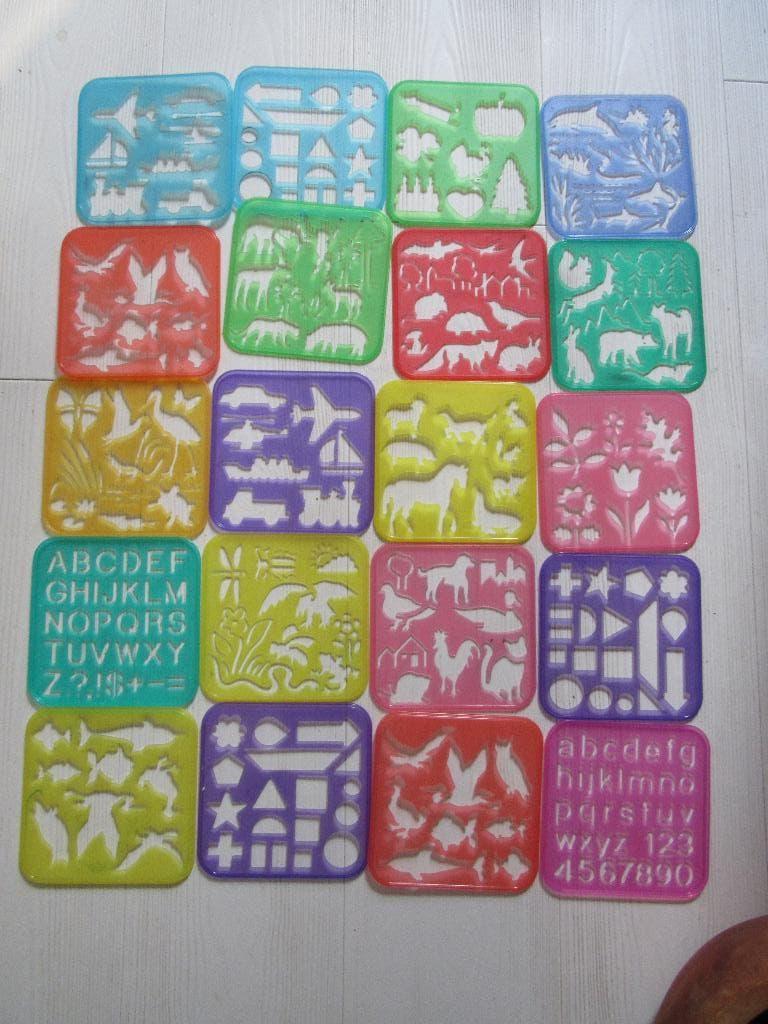 TUPPERWARE SJABLONEN, Kinderen en Baby's, Speelgoed | Educatief en Creatief, Ophalen of Verzenden, Gebruikt