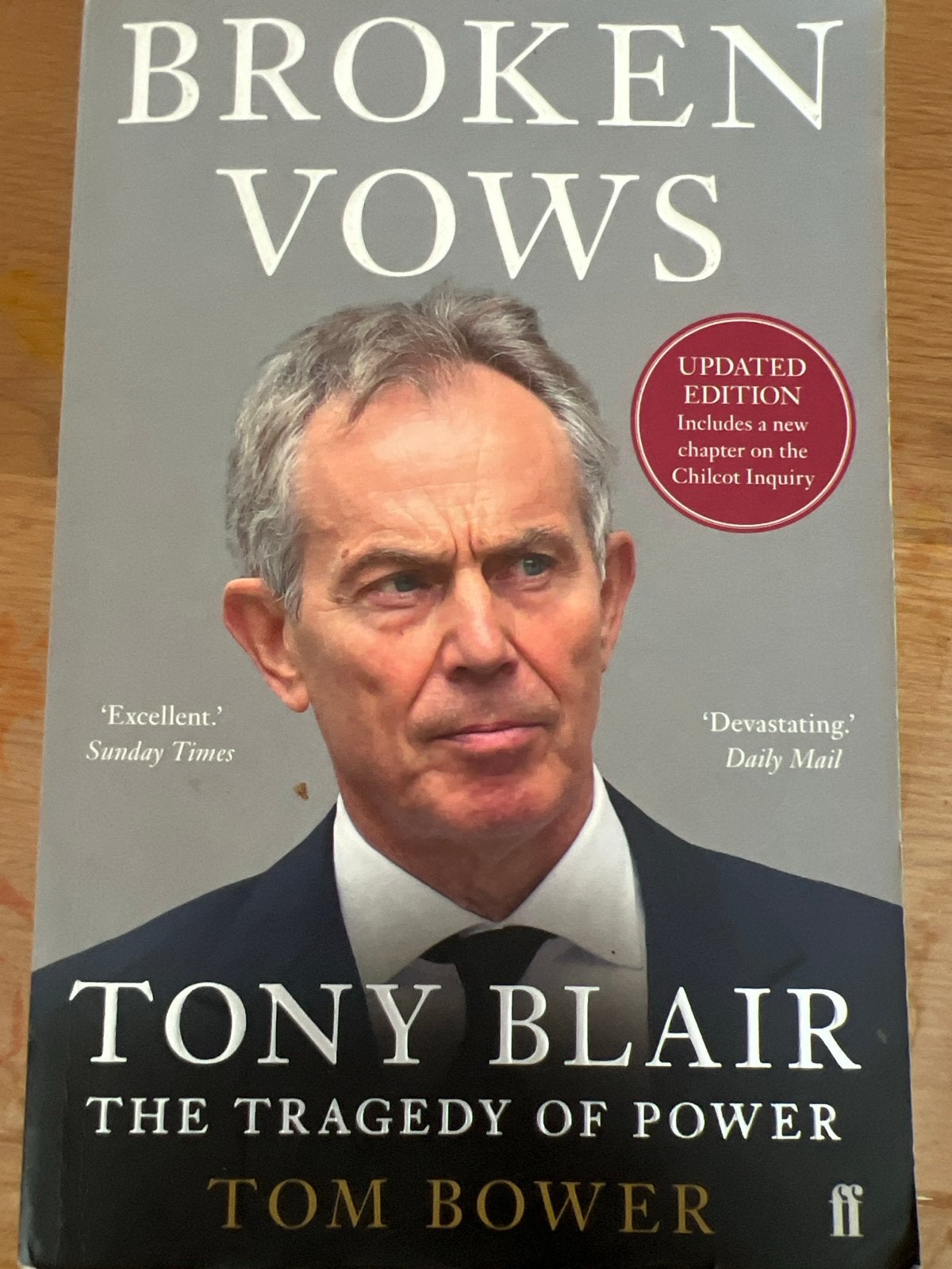 Broken Vows: Tony Blair - The Tragedy of Power, Ophalen of Verzenden, Gelezen, Politiek