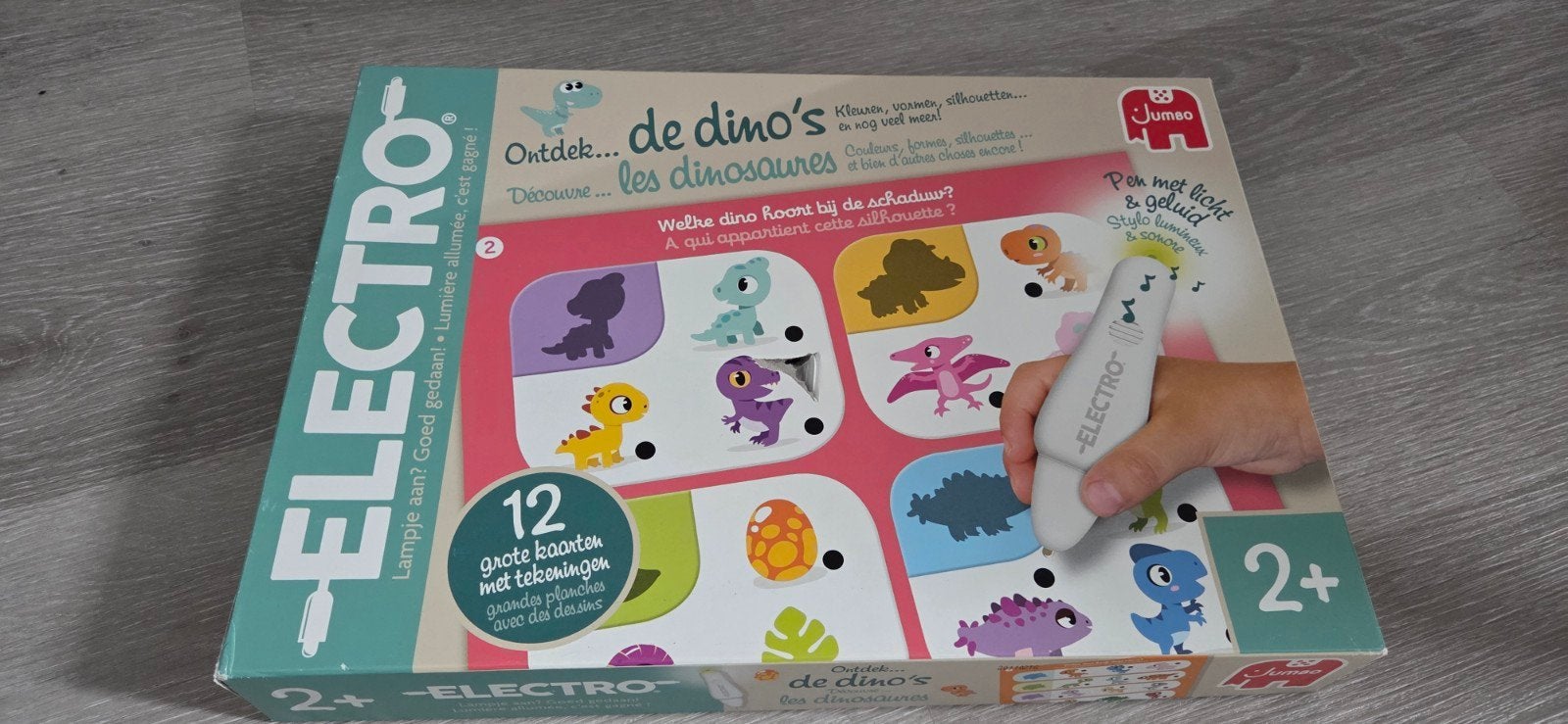 Dino leerspel, Ophalen, Meer dan 50 stukjes