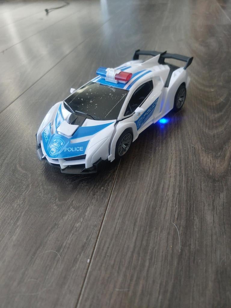 Transformer Politieauto Robot Speelgoed, Ophalen, Gebruikt