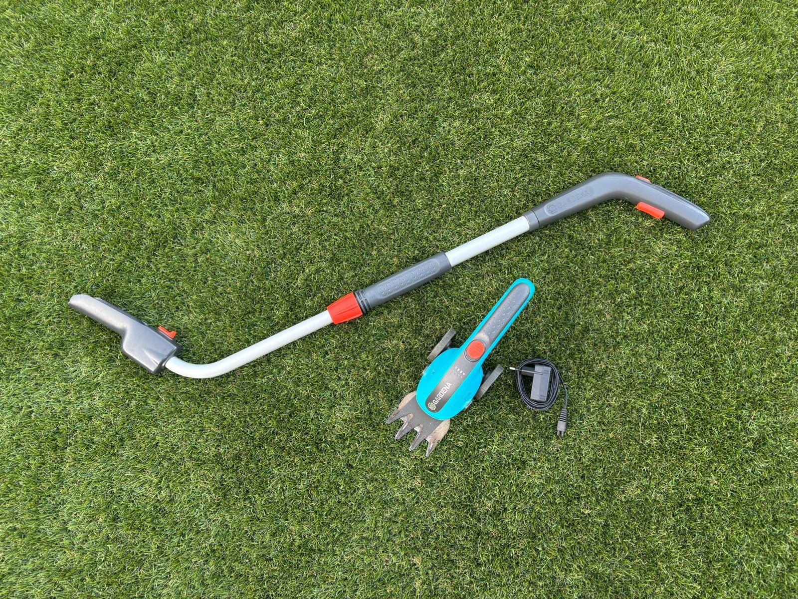 Gardena 3,6V grasschaar ClassicCut incl. wielen en steel, Cirkelmaaier, Ophalen, Nieuw, Minder dan 30 cm