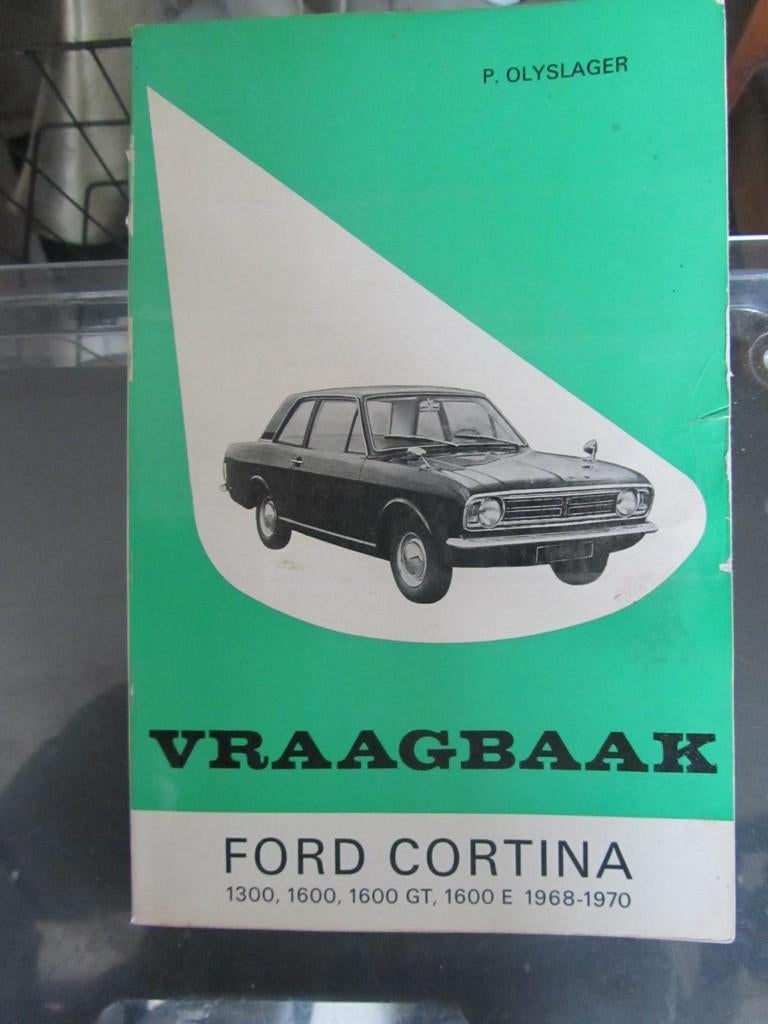 vraagbaak  FORD CORTINA 1968 / 1970, Ophalen of Verzenden