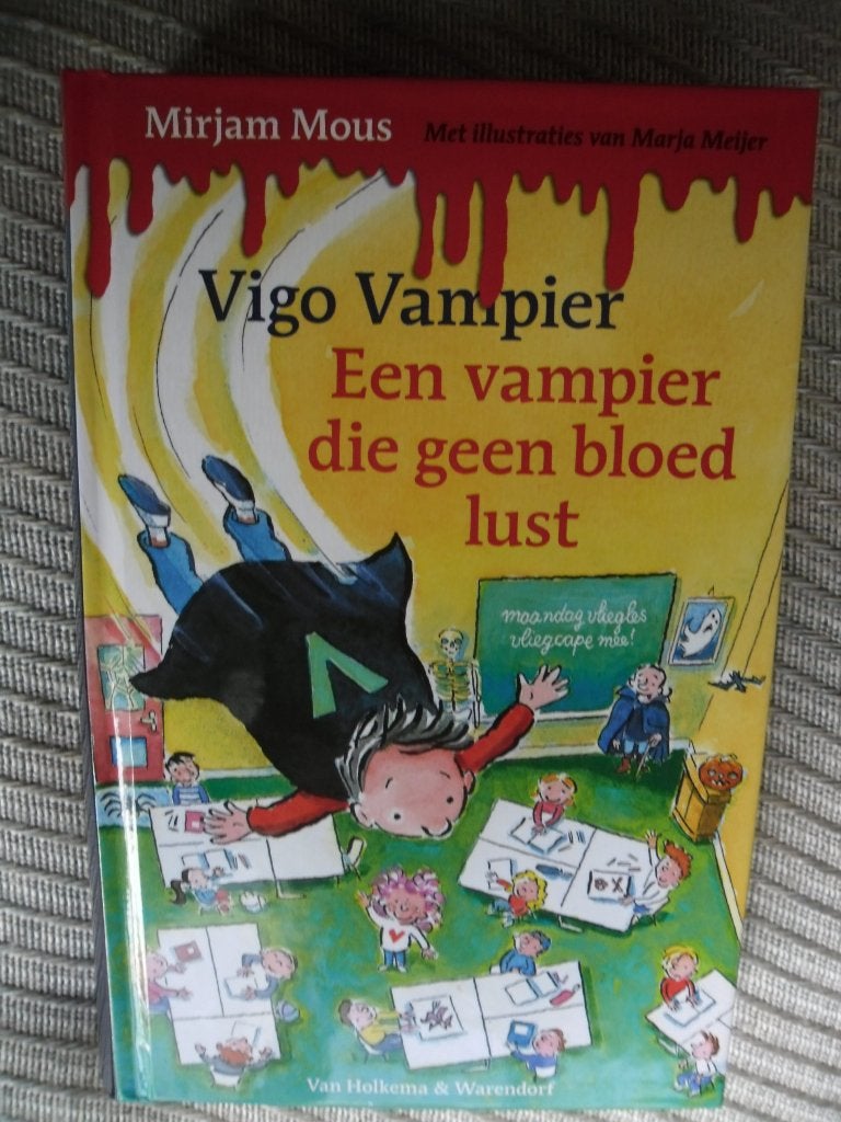 Vigo Vampier een vampier die geen bloed lust-Mirjam Mous, Ophalen, Zo goed als nieuw, Mirjam Mous, Fictie