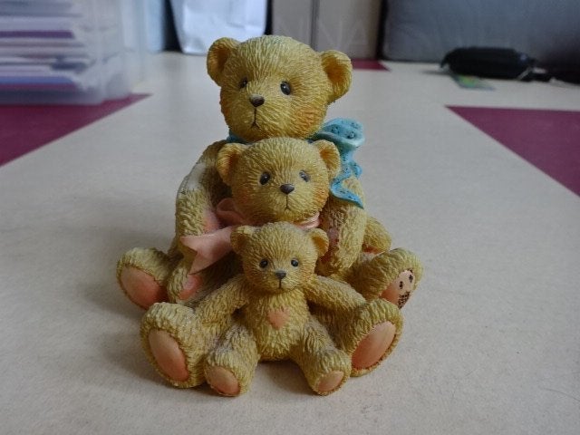 Cherished Teddies,Theadore, Samantha and Tyler, Verzamelen, Ophalen of Verzenden, Zo goed als nieuw, Beeldje, Cherished Teddies