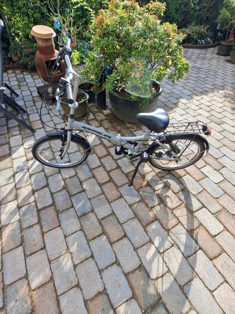Vouwfiets, Fietsen en Brommers, Fietsen | Vouwfietsen, Gebruikt, Velgrem, 16 tot 18 inch, Versnellingen
