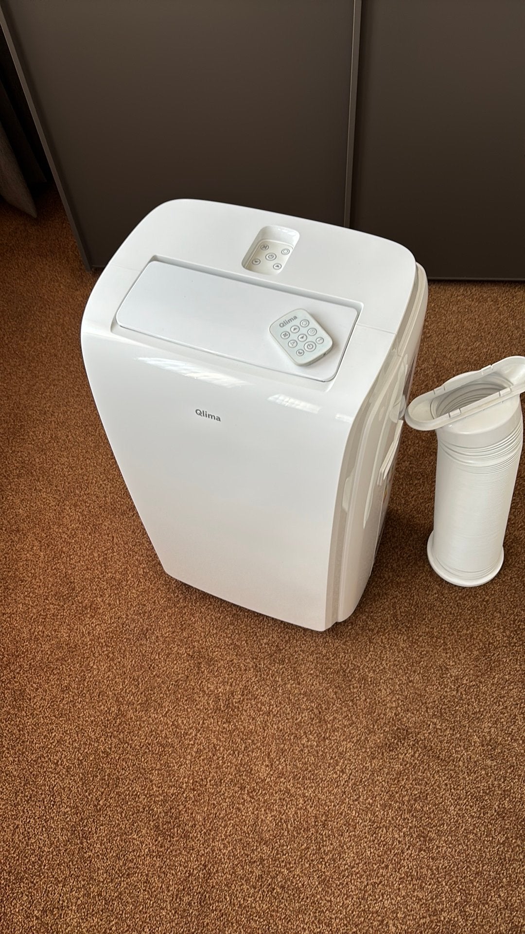 Nieuwe Qlima airco koelen en verwarmen., Ophalen, Verwarmen, 3 snelheden of meer, Zo goed als nieuw