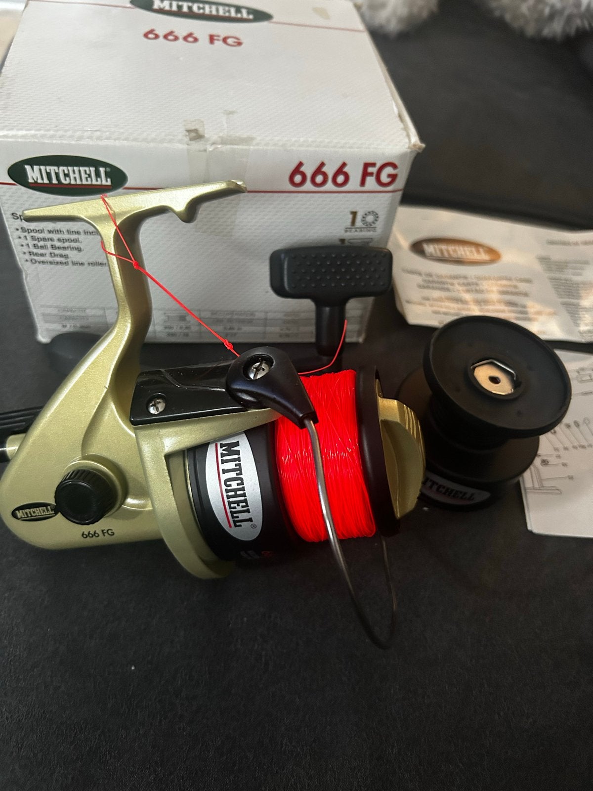 Mitchell 666 FG Spinning Reel - Nieuw in doos, Ophalen of Verzenden, Nieuw, Molen