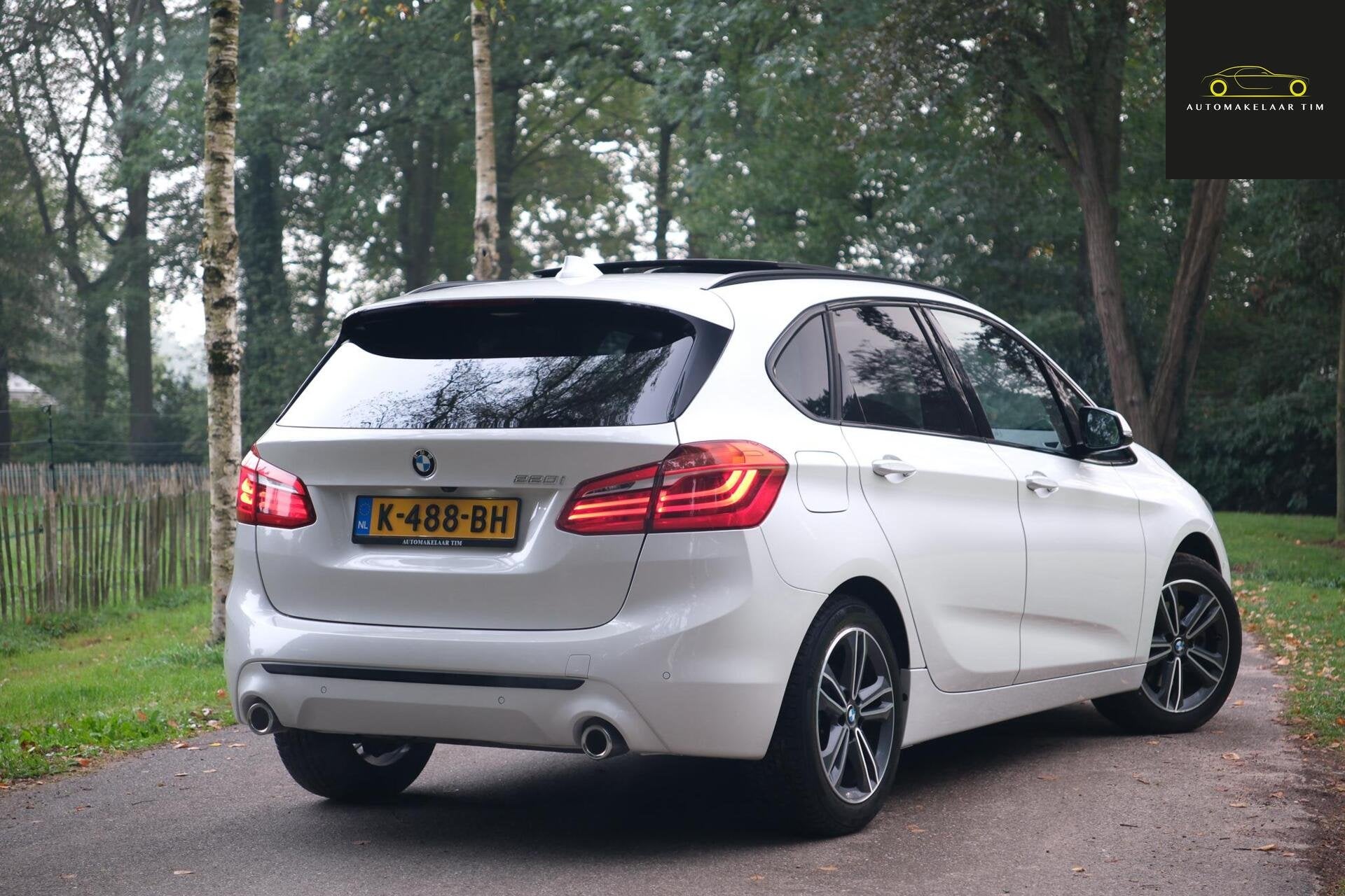 BMW 2-serie Active Tourer 220i High Executive Edition, Auto's, 1998 cc, Gebruikt, Euro 6, Leder en Stof