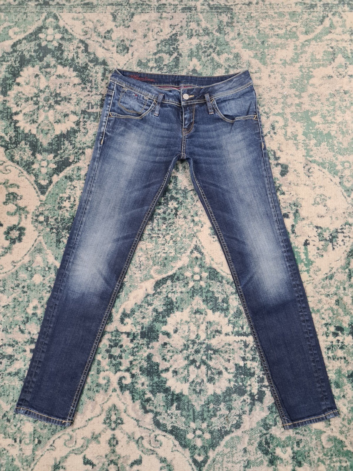 Tommy Hilfiger low rise skinny fit W31 L32 Danes Tulsi3132, Blauw, Ophalen of Verzenden, Zo goed als nieuw, W30 - W32 (confectie 38/40)