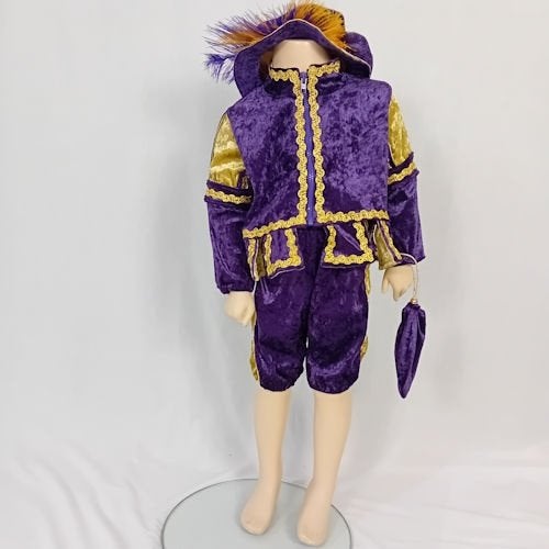 Luxe pietenpak nieuw maat 98 merk Markeys, Diversen, Sinterklaas, 9407 JR, Nieuw, Ophalen of Verzenden, Markeys pietenpakken