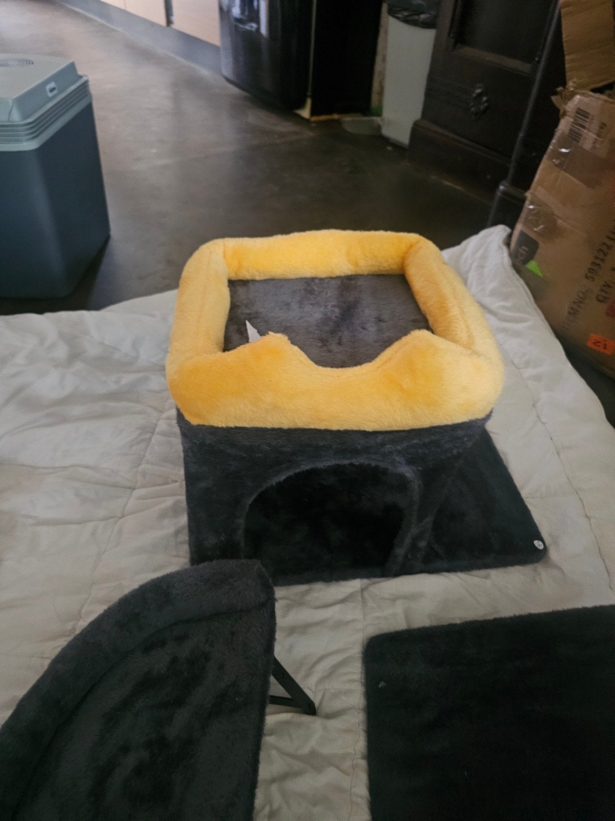 Katten klimwand krabpaal en mand, .., Overig speelgoed, Nieuw, ..