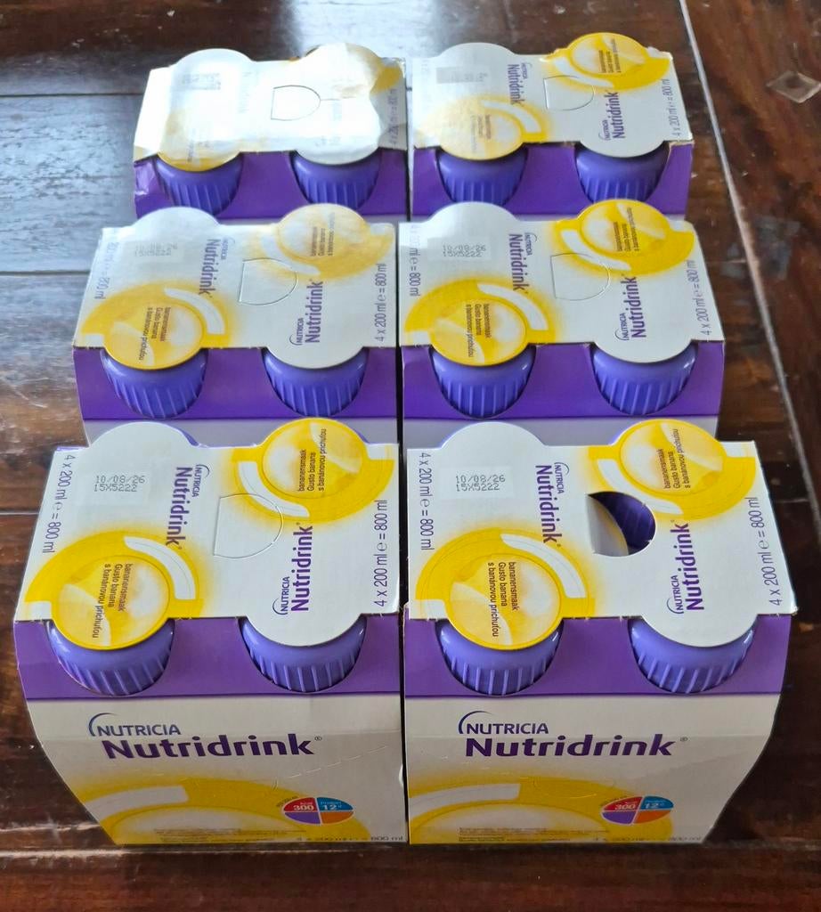 24x200ml Nutricia Nutridrink. Banaan., Ophalen of Verzenden, Nieuw