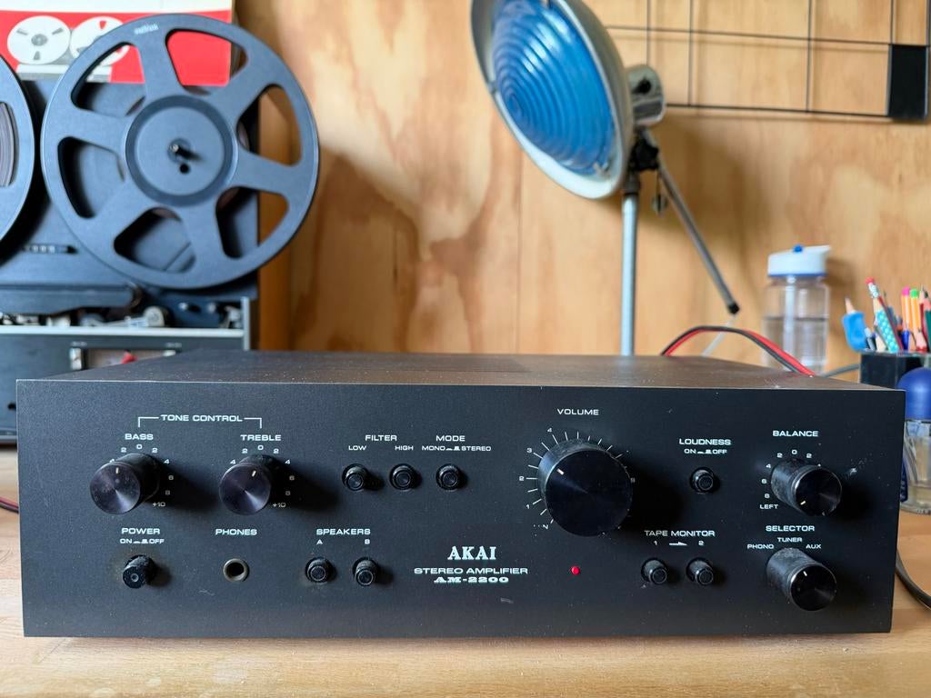 AKAI AM-2200 Stereo Versterker - Vintage Audio, Overige merken, Gebruikt, Ophalen of Verzenden, Minder dan 60 watt